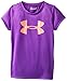 Under Armour Girls 2-6X Big Logo Core Nu Tech Tee