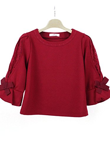 （ギャラリービスコンティ）GALLERY VISCONTI　ピュアストレッチポンチレースデザインのカットソー