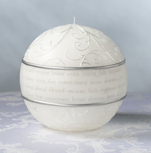 Fairy Tale Round Wedding Candle