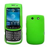 Green Silicone Skin / Case / Cover for RIM BlackBerry Torch 9800