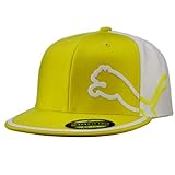 Puma Men's Monoline 210 Colorblock Co-Branded Cap, Vibrant Yellow, Large/X-Large