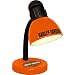 Orange Harley Davidson Dorm Desk Lamp - 14.5Hx6