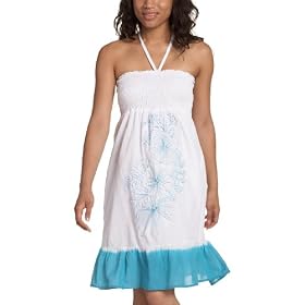 Raviya Inc Women's Dip Dye Embroidery Tube Dress