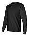 Gildan Ultra Cotton Adult Long Sleeve T-Shirt -Black, X-Large