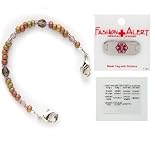 Rainforest Medical Alert Bracelet with Stainless Steel Medical