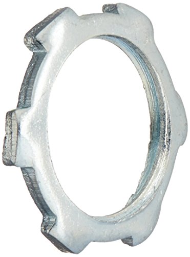 Halex 26191 20 Count 1/2-Inch Steel Conduit Locknut