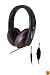 Audiobahn AHP350J Blaze Headphones with 40mm Driver, In-Line Volume