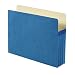 Smead Pocket, Letter, Straight, 1.5-Inch Expansion, Blue, 25 per Box (73225)