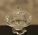 Miniature Glass Cake Plate with Cover