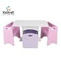 KidKraft Table with Pastel Benches