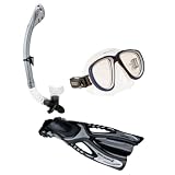 Body Glove Equity with Quick Adjustable Strap/Alert Whistle (SDS)/Reach Snorkel Set with Lagoon Bag