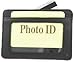 Printed grain cow hide leather money clip with magnet