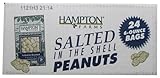 UPC 081864000801 product image for Hampton Farms Salted & Roasted Peanuts, 24 - 6oz Bags | upcitemdb.com