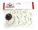 Game Room Guys Gottlieb Super Score Pinball White Rubber Ring Kit