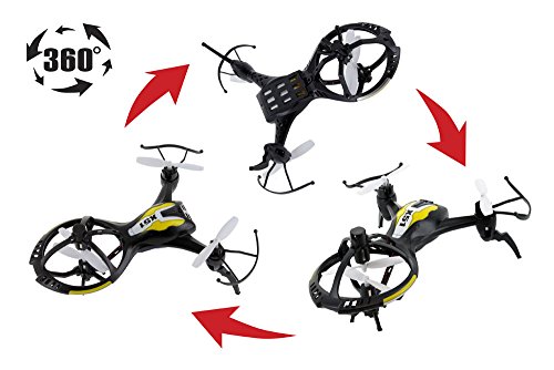 X51 Spaceship 2.4Ghz 4CH RC Quadcopter with Bonus Battery (Black)