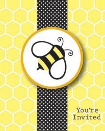 Bee Party Invitations (8 ct)
