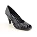 Perlina Women's Drama Pump,Black,7 M US