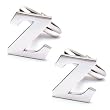 Letter Z Initial Cufflinks Letter Z Initial Cufflinks