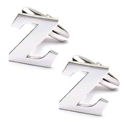 Letter Z Initial Cufflinks