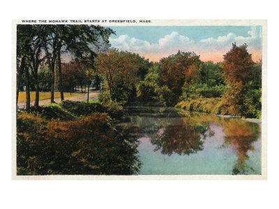 Greenfield, Massachusetts - Scenic View of Where the Mohawk Trail Begins, c.1929