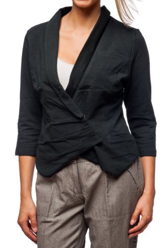 Women's Cropped Jacket Blazer by Hanna &amp; Gracie