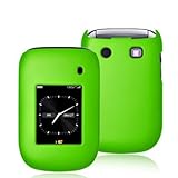 Neon Green Rubberized Snap-On Hard Skin Case Cover for Blackberry Style 967 ....