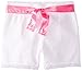 Dream Star Big Girls' Lace Short with Sash Belt