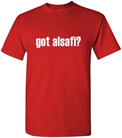 GOT ALSAFI? - Mens Cotton T-Shirt, M, Red