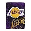 New Licensed NBA Los Angeles Lakers Twin Size Micro Fleece Sherpa Blanket