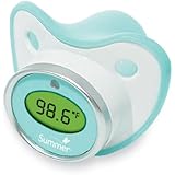 Summer Infant Pacifier Thermometer, Teal/White