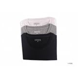 T-shirts plains à col ras-du-cou pour hommes (lot de 3)