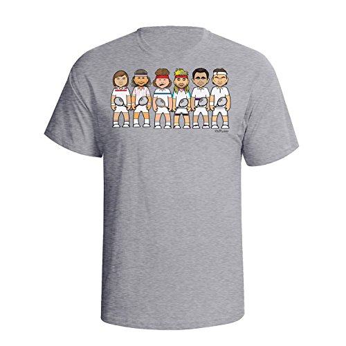 VIPwees Tennis Legends Mens Caricature T-shirt [Apparel]