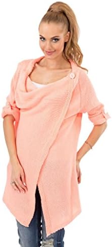 Juicy Peach Fashion Ladies Warm Coat Long Wrap Cardigan Poncho