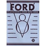 1937 1938 FORD V-8 Shop Service Repair Manual Book by Ford