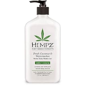 Hempz Herbal Body Moisturizer Fresh Coconut & Watermelon 17 Oz.