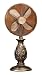 Deco Breeze Buffet Fan, Fleur De Lis, 24-Inch Tall with 10-Inch Fan Head