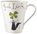 Royal Worcester Clare Mackie Sentiments Mug 11 ounce - Good Luck