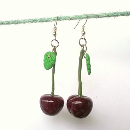 Cherry - earrings cherry - berry earrings - earrings for women - earrings for women - nature - gift idea - summer Earrings - spring Earrings