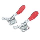 uxcell トグルクランプ　ハンドル　ストレート　容量　赤い　2個入り　201 27Kg 60lb　垂直
