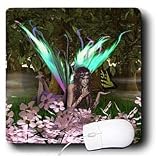 WhiteOak Art Designs Fairy Prints - Treasured Moments A Fairy laying on the ground - Mouse Pads