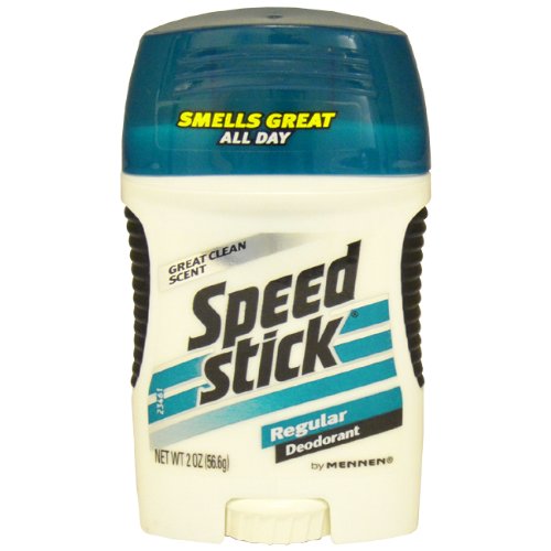 Speed Stick Deodorant, Regular Scent for Men, 2 oz (56.6 g)