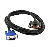 DVI 24+5 (DVI-I) male to VGA male Cable - 1.5M