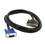 DVI 24+5 (DVI-I) male to VGA male Cable - 1.5M