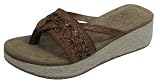 Mudd Holder Womens Slides Wedge Thong Sandals