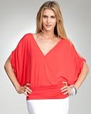 bebe Surplice Drape Top
