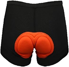 SLLY Breathable 3D Padded Cycling Underwear Shorts Lightweight bike Underpants Bicycle pants for Men Black