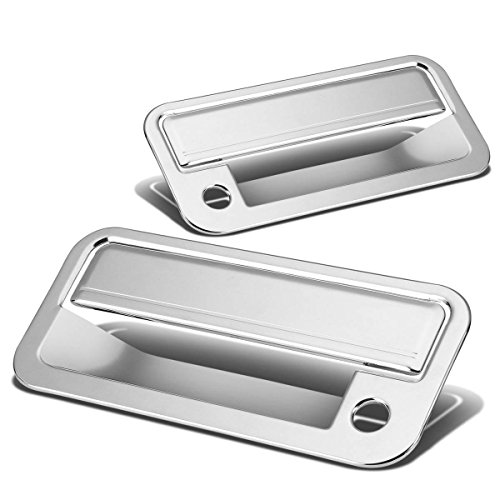 Chevy C/K Series/Tahoe/GMC Yukon 2pcs Exterior Door Handle Cover with Passenger Keyhole (Chrome)