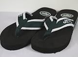 New York Jets NFL Contoured Flip Flop Sandals