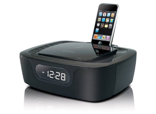 Scott i-CDX 23 Radiowecker f&uuml;r I-Pod und I-Phone Ladefunktion (CD-Player, MP3, AM/FM-Tuner) schwarz
