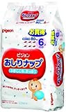 おしりナップ(ふきごごち、さっぱり) 80枚入 詰めかえ用 6個パック
